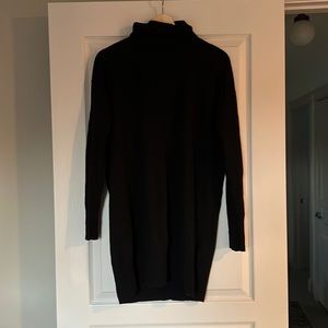 Everlane Black Turtleneck 100% Cashmere Dress